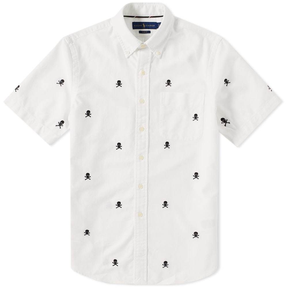 Ralph Lauren | Skull Embroidered, Short Sleeve Shirt